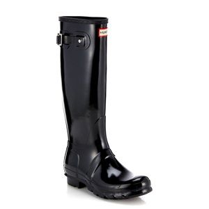 Hunter Gloss Rain Boots Size 7